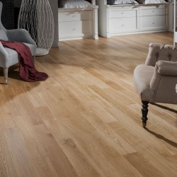 Массивная паркетная доска Дуб натур под маслом AB Pecan (15 х 120 х 500-1000 мм)