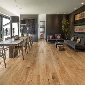 Массивная паркетная доска Дуб рустик под маслом AB Basic Red Mahogany (15 х 100 х 500-1000 мм)